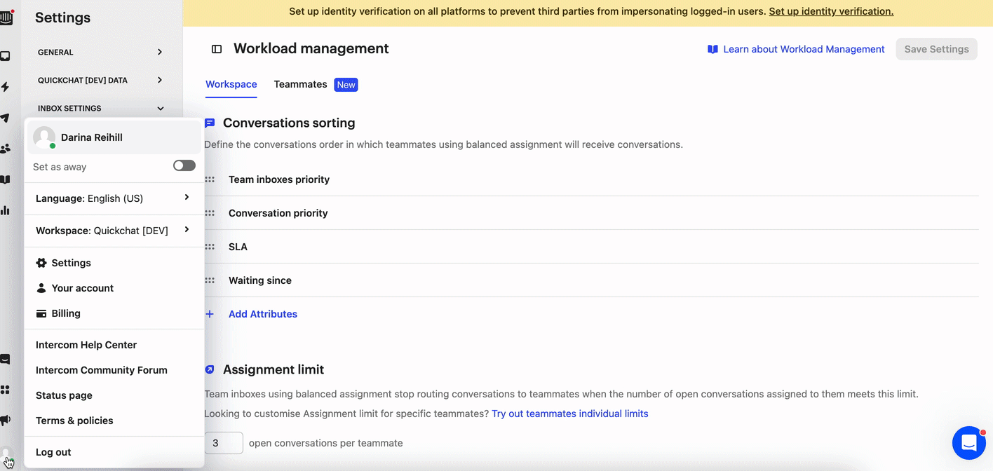 Intercom Integration